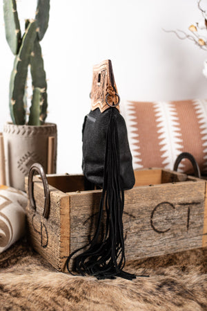 The Longhaul Tooled Purse - Black