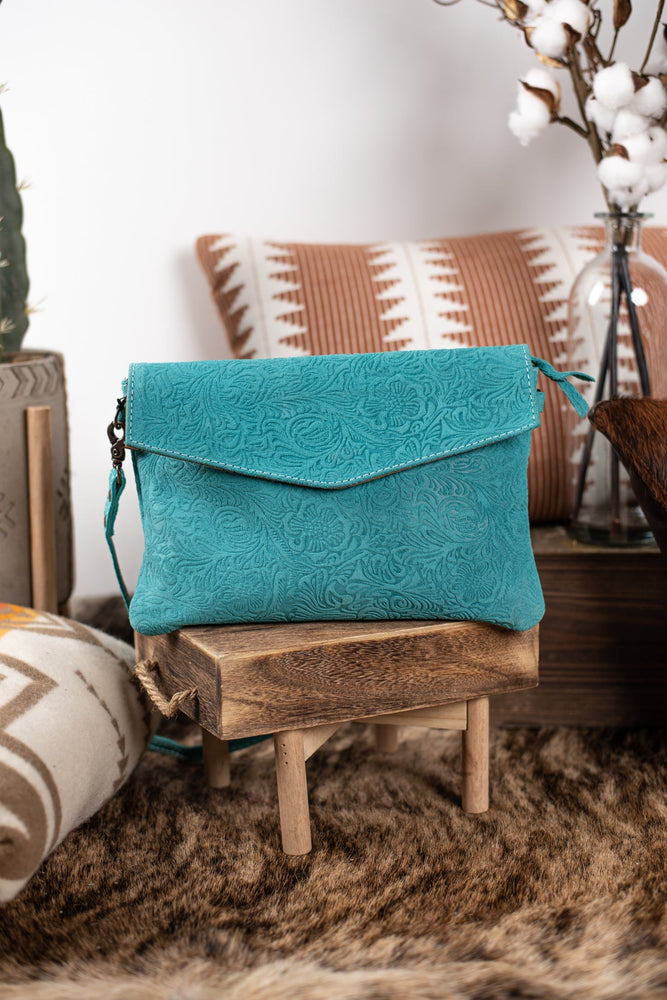 The Mila Clutch - Turquoise