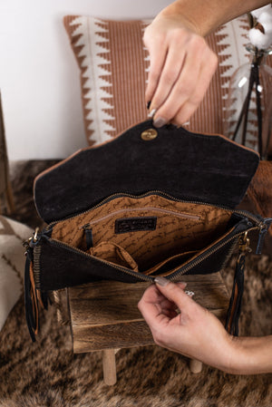 The Huston Tooled Leather Purse