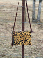 Leopard Hair-On Hide Crossbody