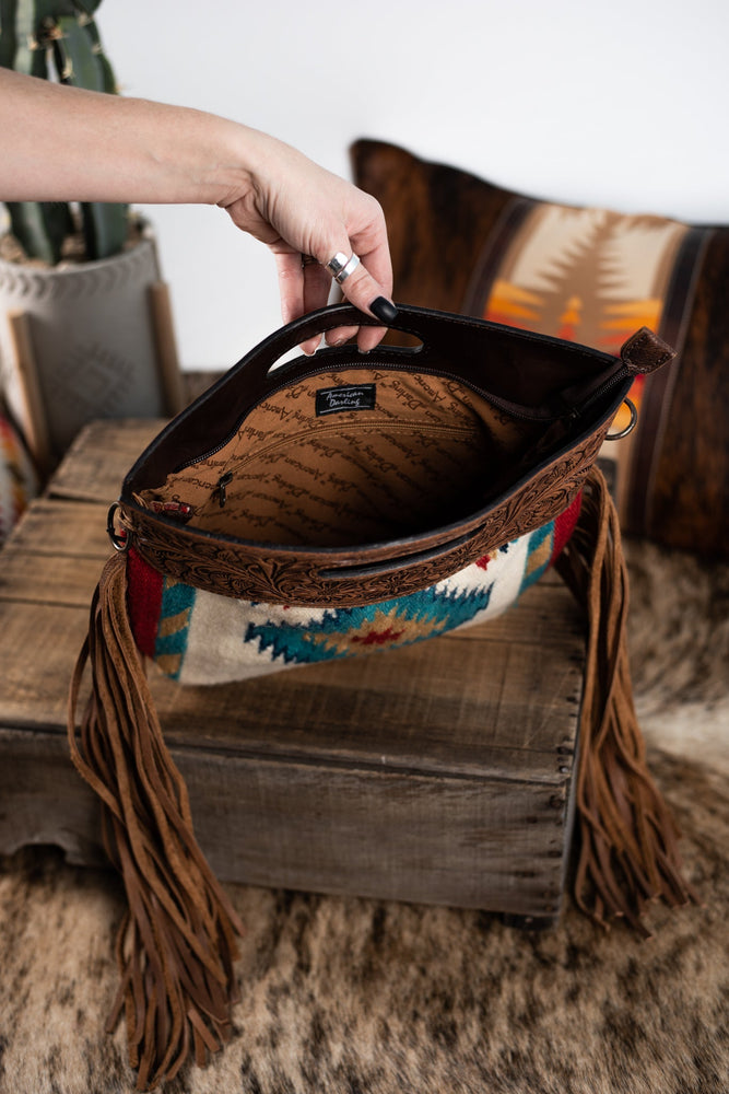 The Bandita Saddle Blanket Purse with Fringe